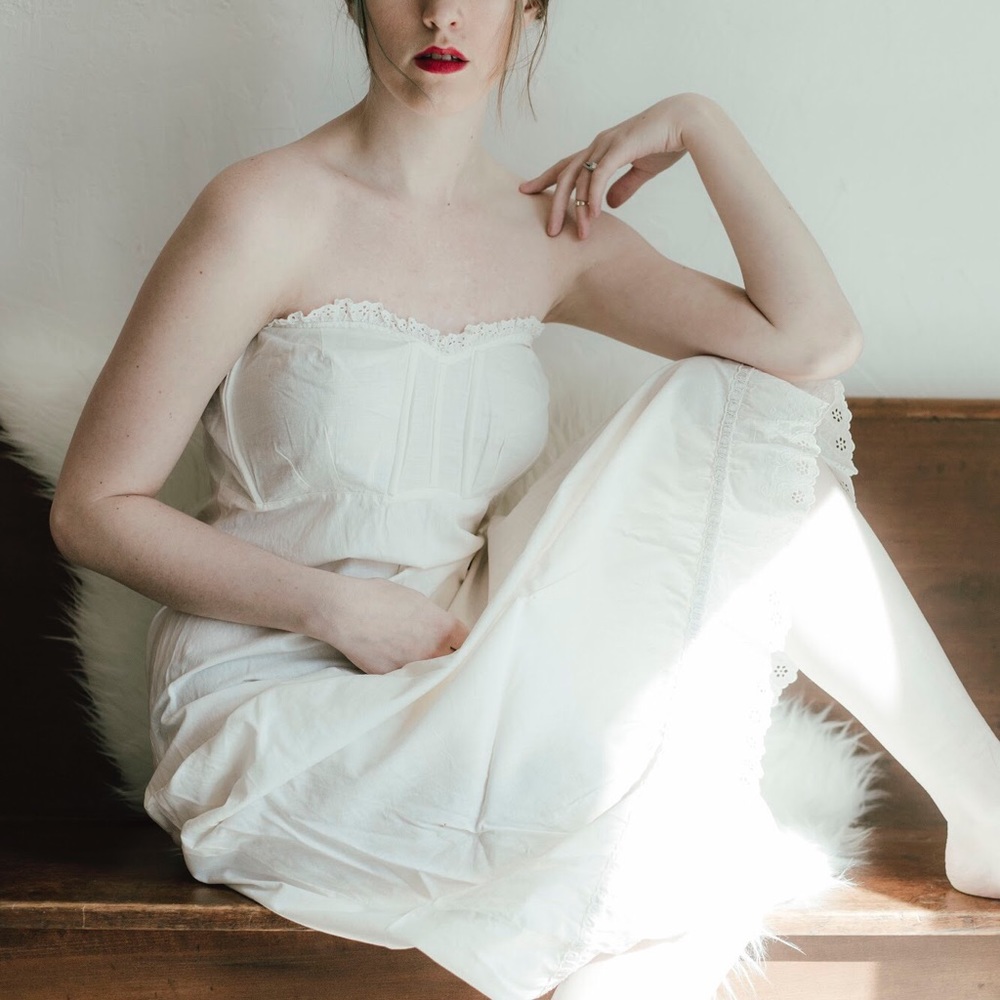 V I N T A G E tea length gown